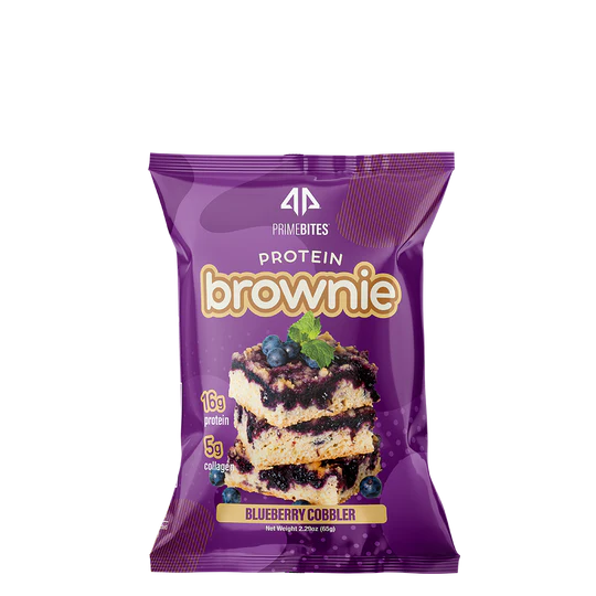 AP Prime Bites Protein Brownie (1 brownie) of-ap-primebites-protein-brownie-1-brownie Protein Snacks Blueberry Cobbler Alpha Prime