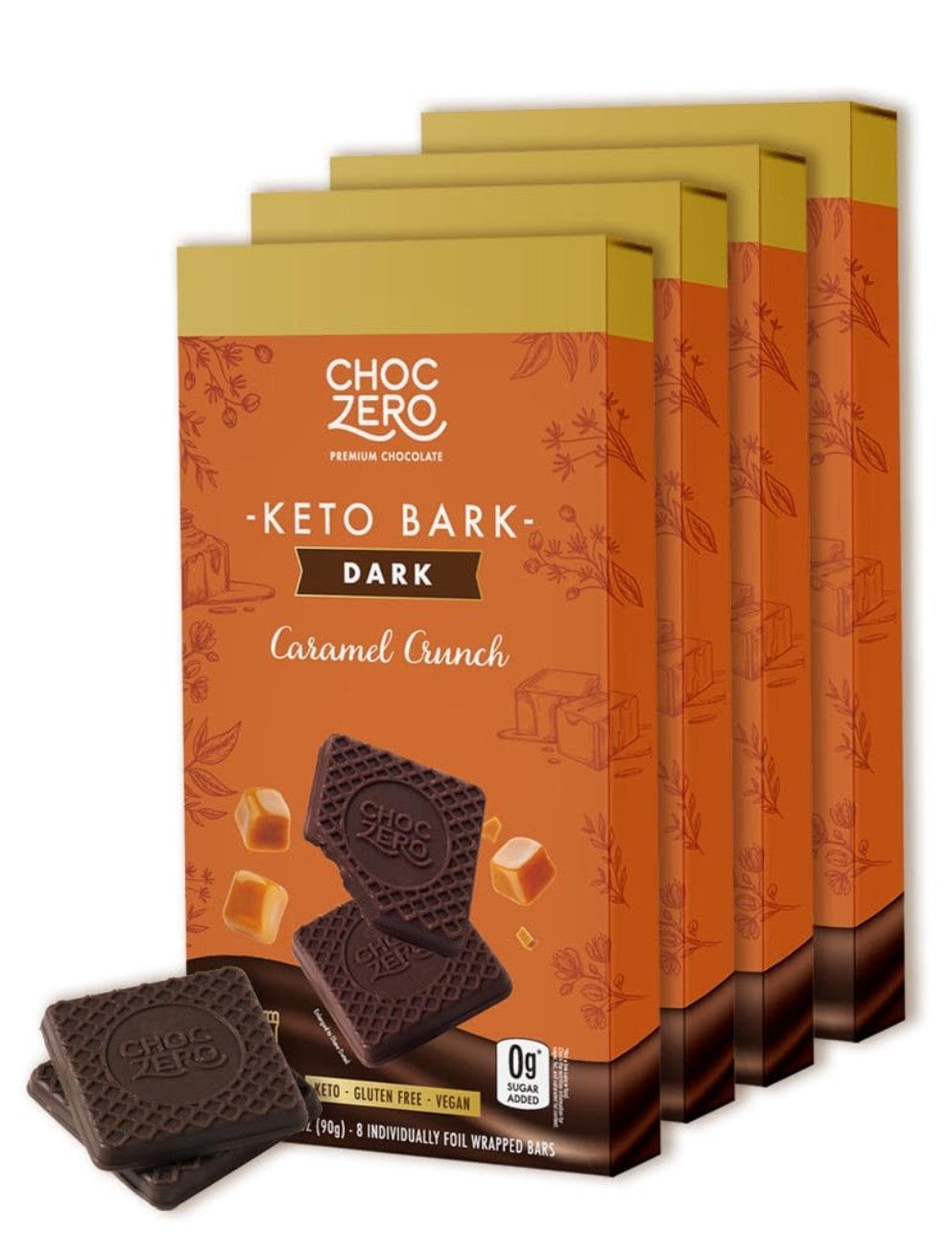 ChocZero Sugar Free Keto Bark (1 bar of 8 pieces)