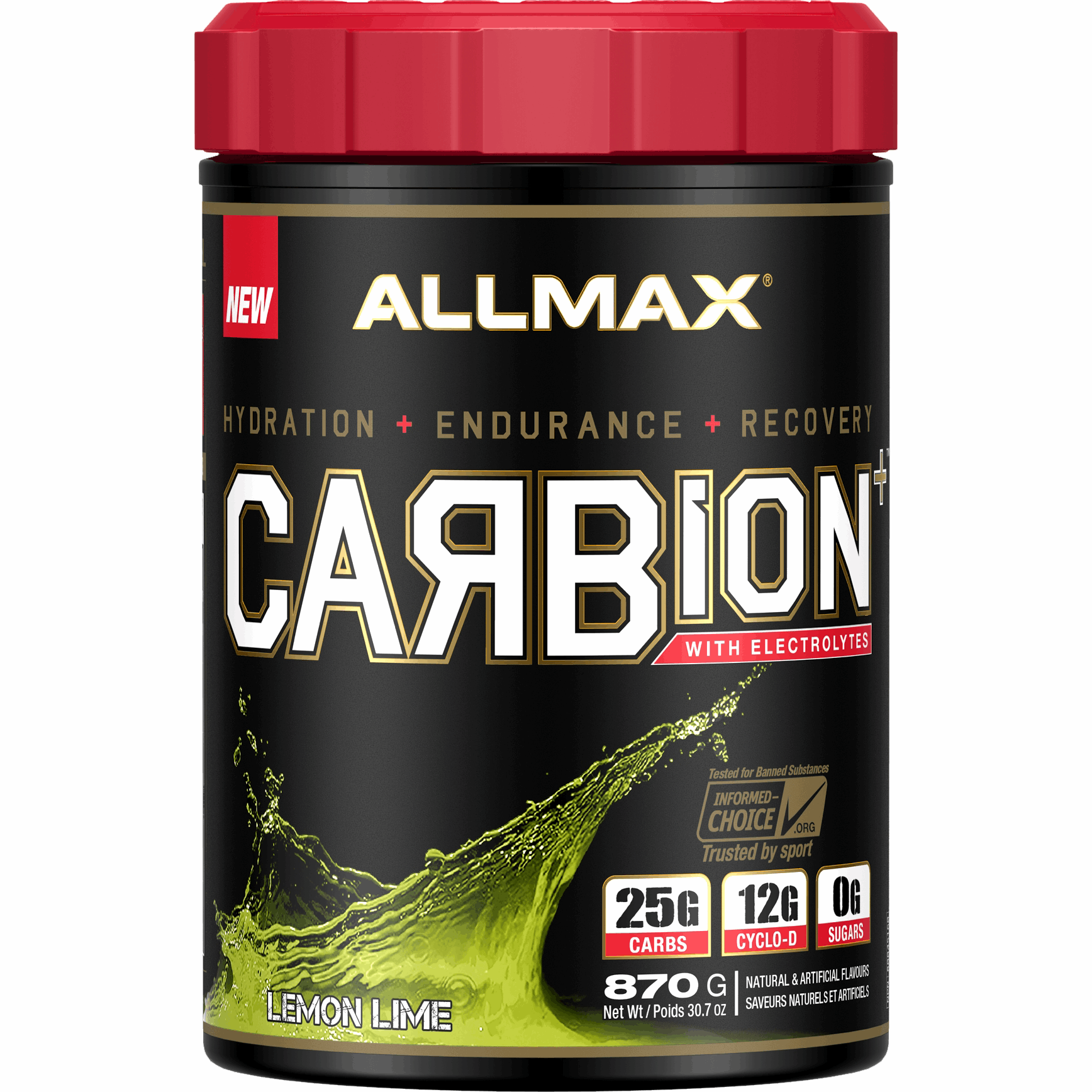 ALLMAX CARBION+Maximum Strength Electrolyte and Hydration Energy Drink 30 Servings Allmax Nutrition Top Nutrition Canada