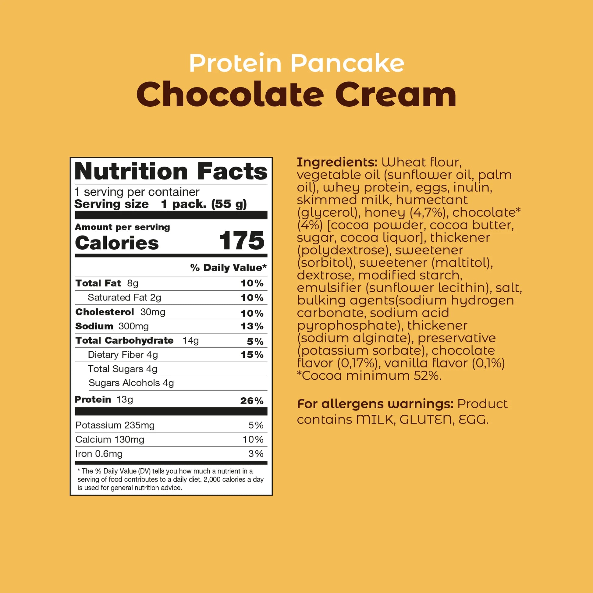 Smarter Snacks Protein Pancake (1 Pancake)
