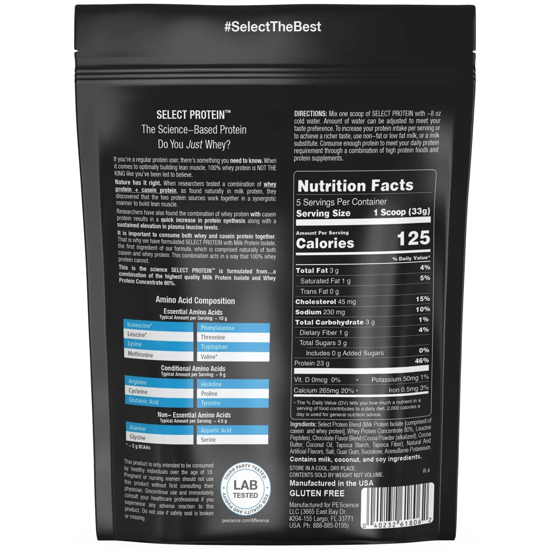 PEScience Select Whey Protein Powder TRIAL SIZE (5 servings) — image 18