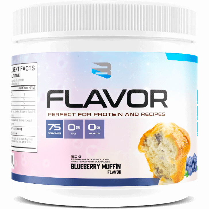 Believe Supplements Whey Protein ISOLATE + Flavor Pack (4lbs) *now in a bag! whey protein isolate Blueberry Muffin Believe Supplements