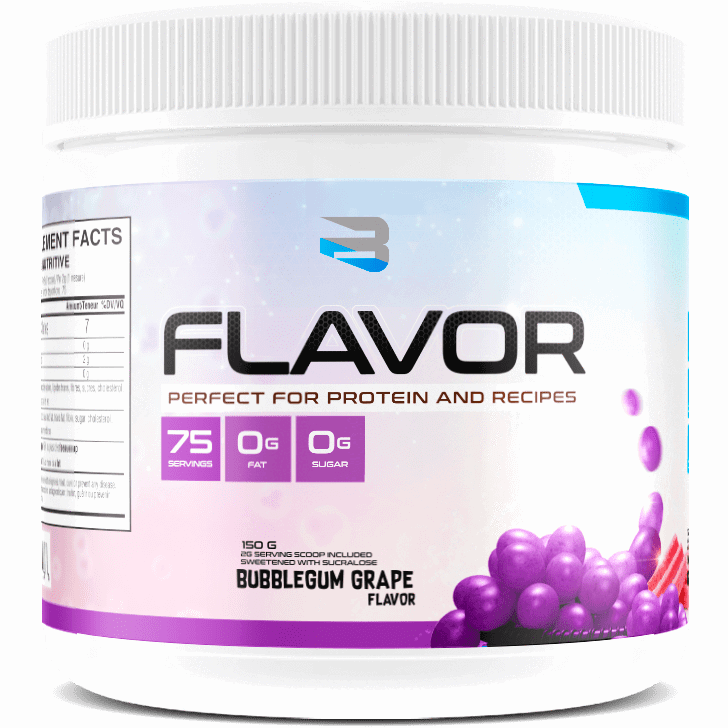 Believe Supplements Whey Protein ISOLATE + Flavor Pack (4lbs) *now in a bag! whey protein isolate Bubblegum Grape Believe Supplements