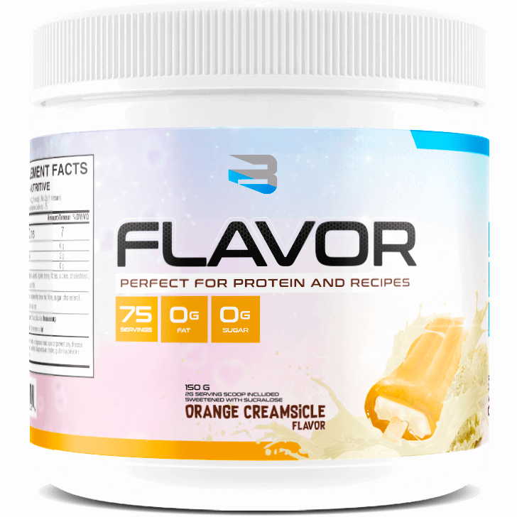 Believe Supplements Whey Protein ISOLATE + Flavor Pack (4lbs) *now in a bag! whey protein isolate Orange Creamsicle Believe Supplements