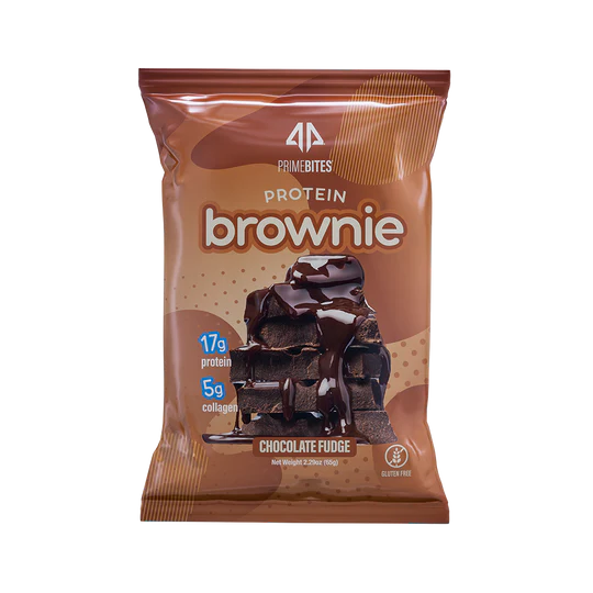 AP Prime Bites Protein Brownie (1 brownie) Protein Snacks Chocolate Fudge Alpha Prime