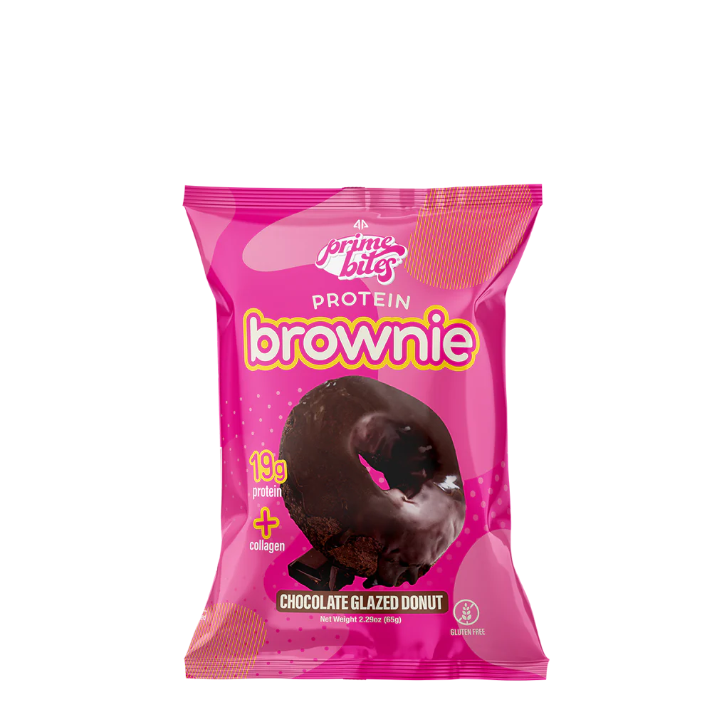 AP Prime Bites Protein Brownie (1 brownie) of-ap-primebites-protein-brownie-1-brownie Protein Snacks Chocolate Glazed Donut Alpha Prime