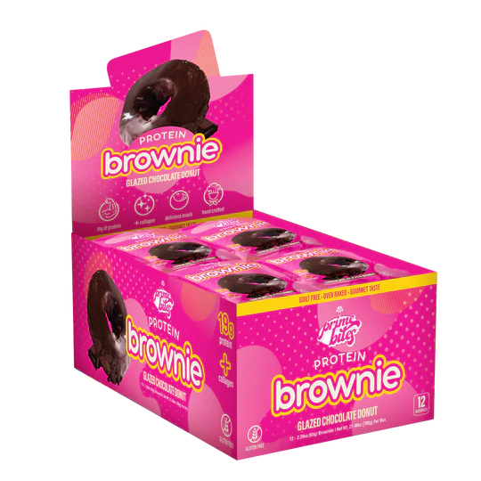 AP Prime Bites Protein Brownie (1 box of 12) copy-of-ap-primebites-protein-brownie-1-box-of-12 Protein Snacks Chocolate Glazed Donut Alpha Prime
