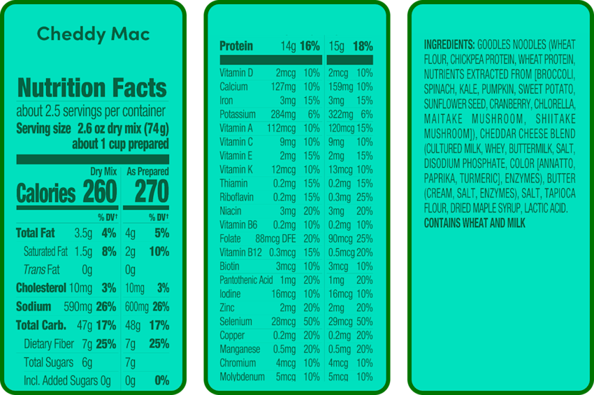 Goodles Protein Mac N' Cheese (1 box)