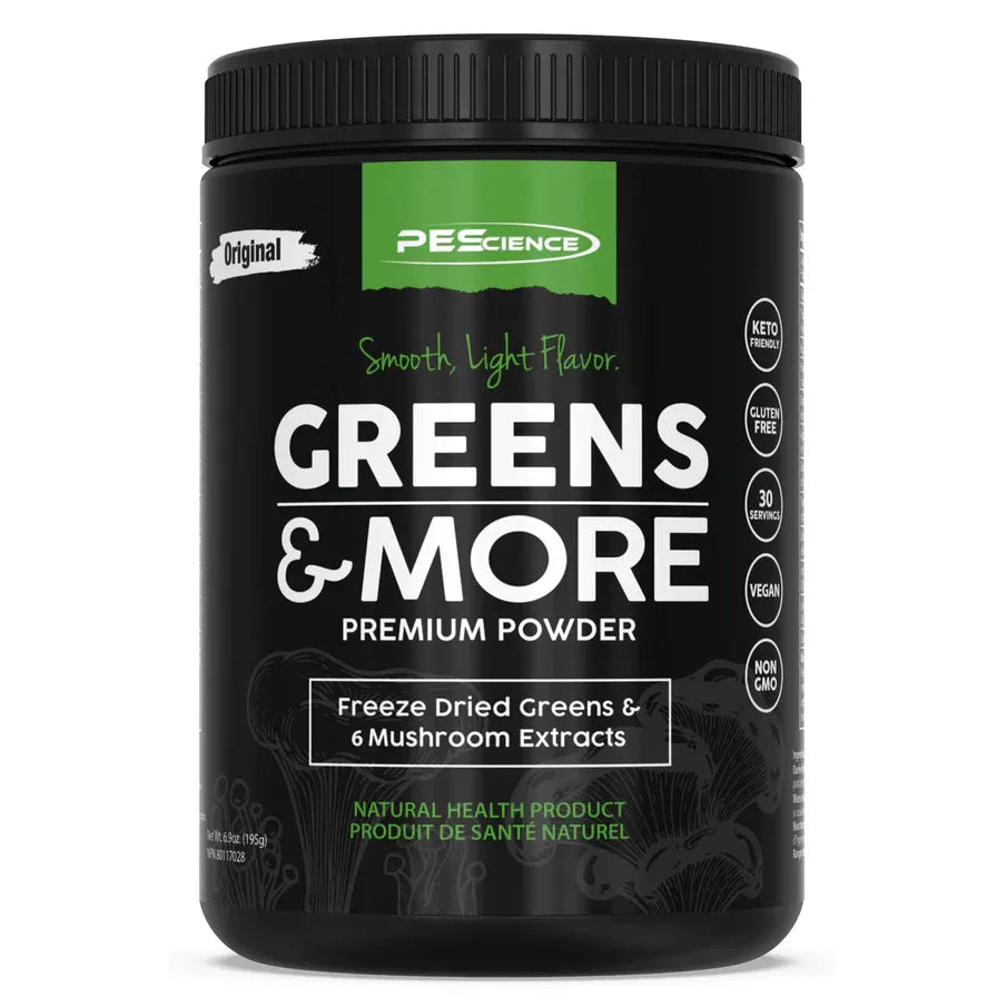 PEScience Greens & More (30 servings) - Top Nutrition and Fitness  Canada  Original-Lime