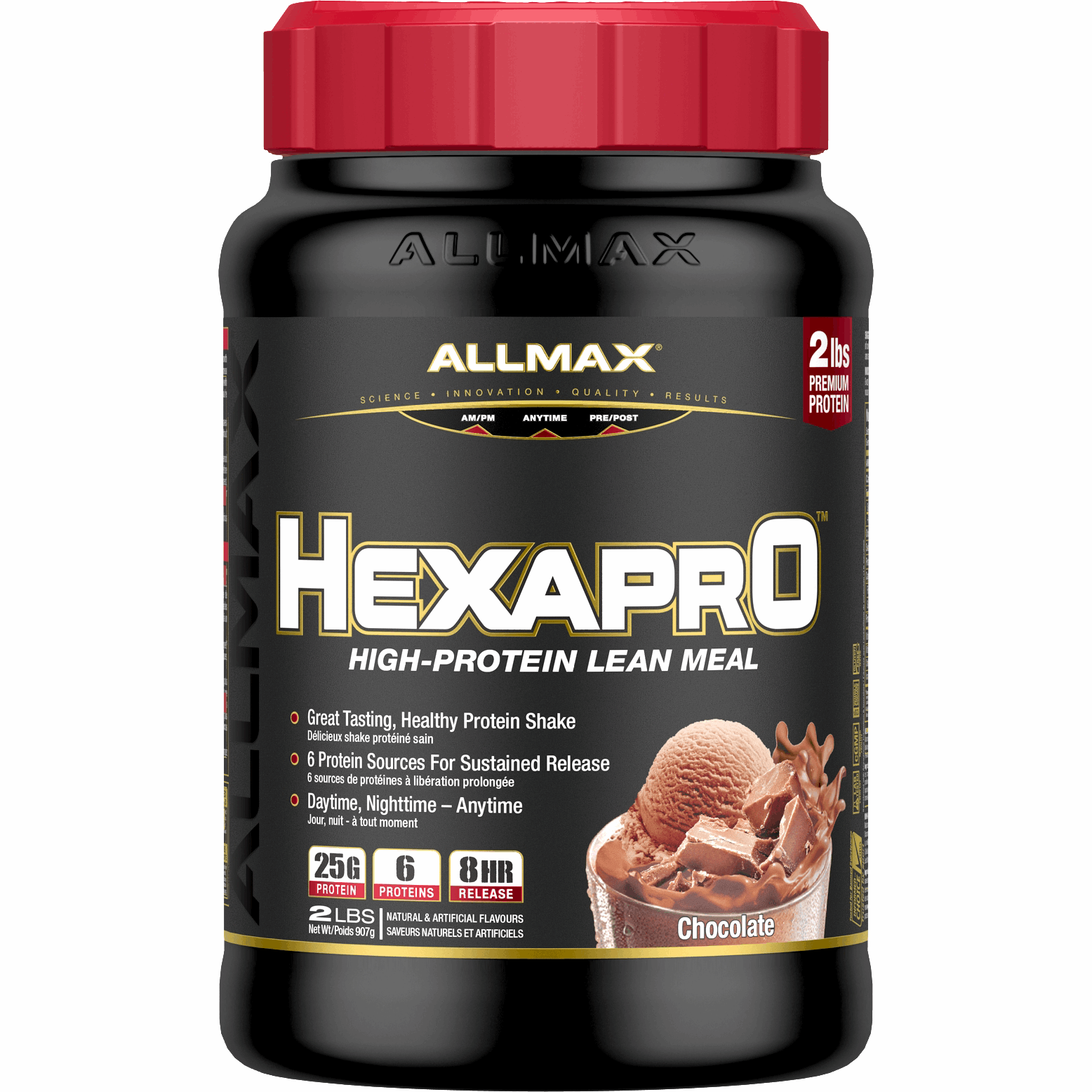 ALLMAX Hexapro (2lbs) Whey Protein Blend Chocolate Allmax Nutrition allmax-hexapro-3lbs