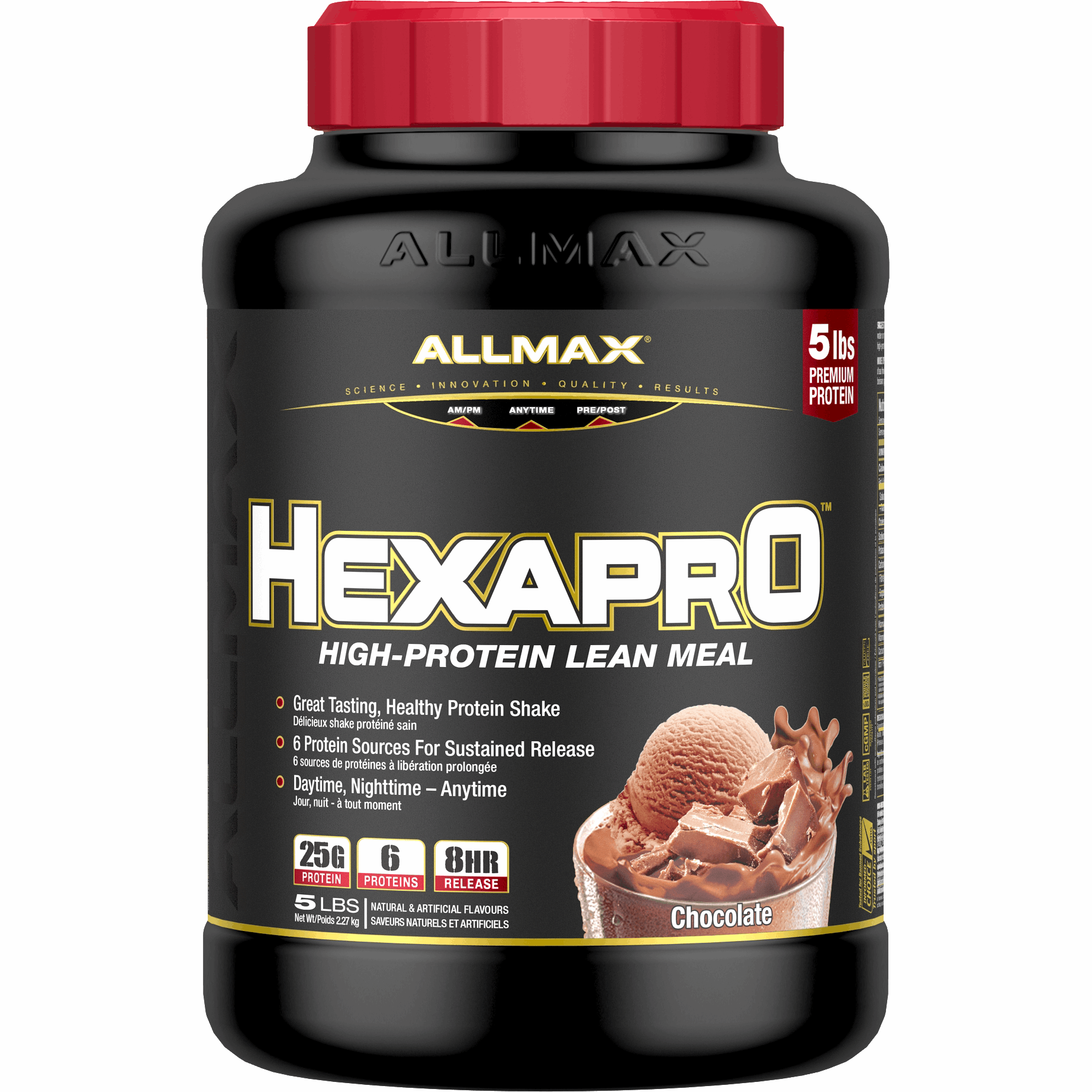 ALLMAX Hexapro (5 LBS) Whey Protein Blend Chocolate Allmax Nutrition