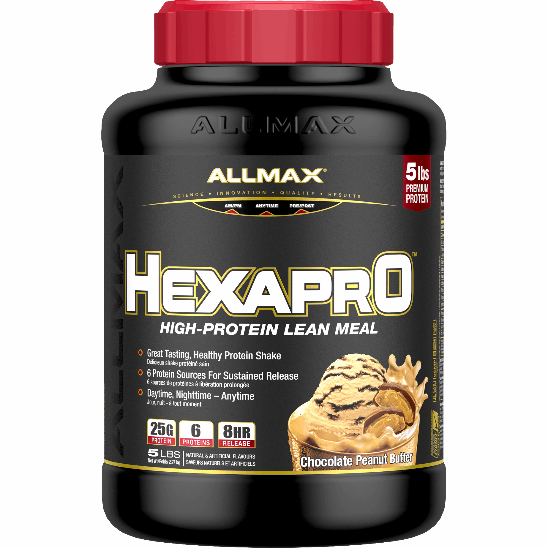 ALLMAX Hexapro (5 LBS) Whey Protein Blend Chocolate Peanut Butter Allmax Nutrition
