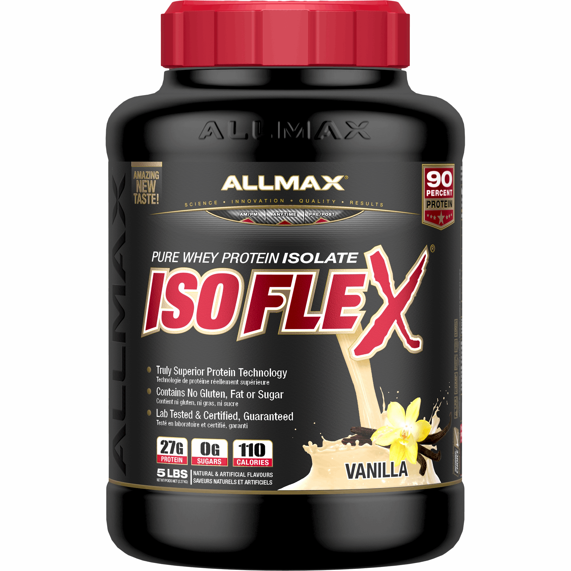 ALLMAX Isoflex Whey Protein Isolate 5 LBS Allmax Nutrition Top Nutrition Canada