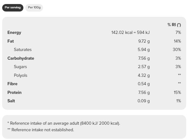 Prozis Whey Protein Chocolate (1 bar)