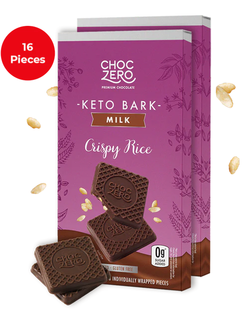 Écorces Keto sans sucre ChocZero (8 pièces)