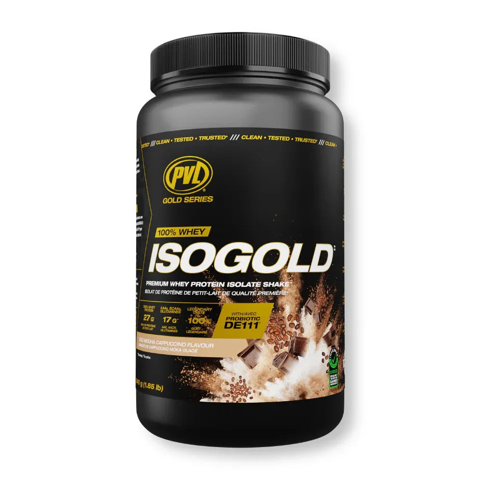 Isolat et hydrolysat de lactosérum PVL IsoGold (2 lb) 