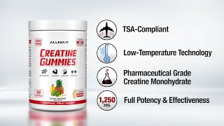 Allmax Creatine Gummies (90 Gummies)