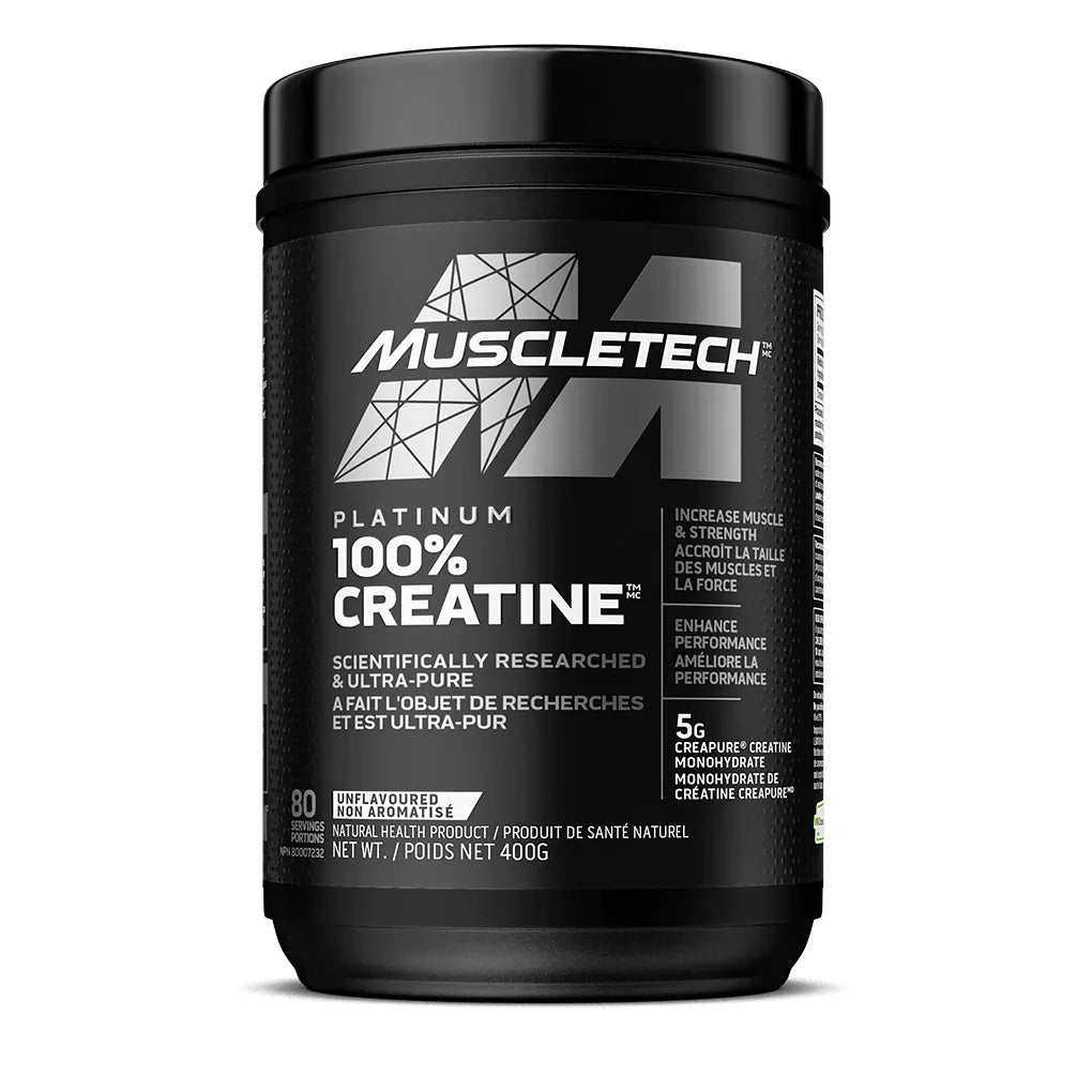 MuscleTech Platinum 100% monohydrate de créatine (400g)