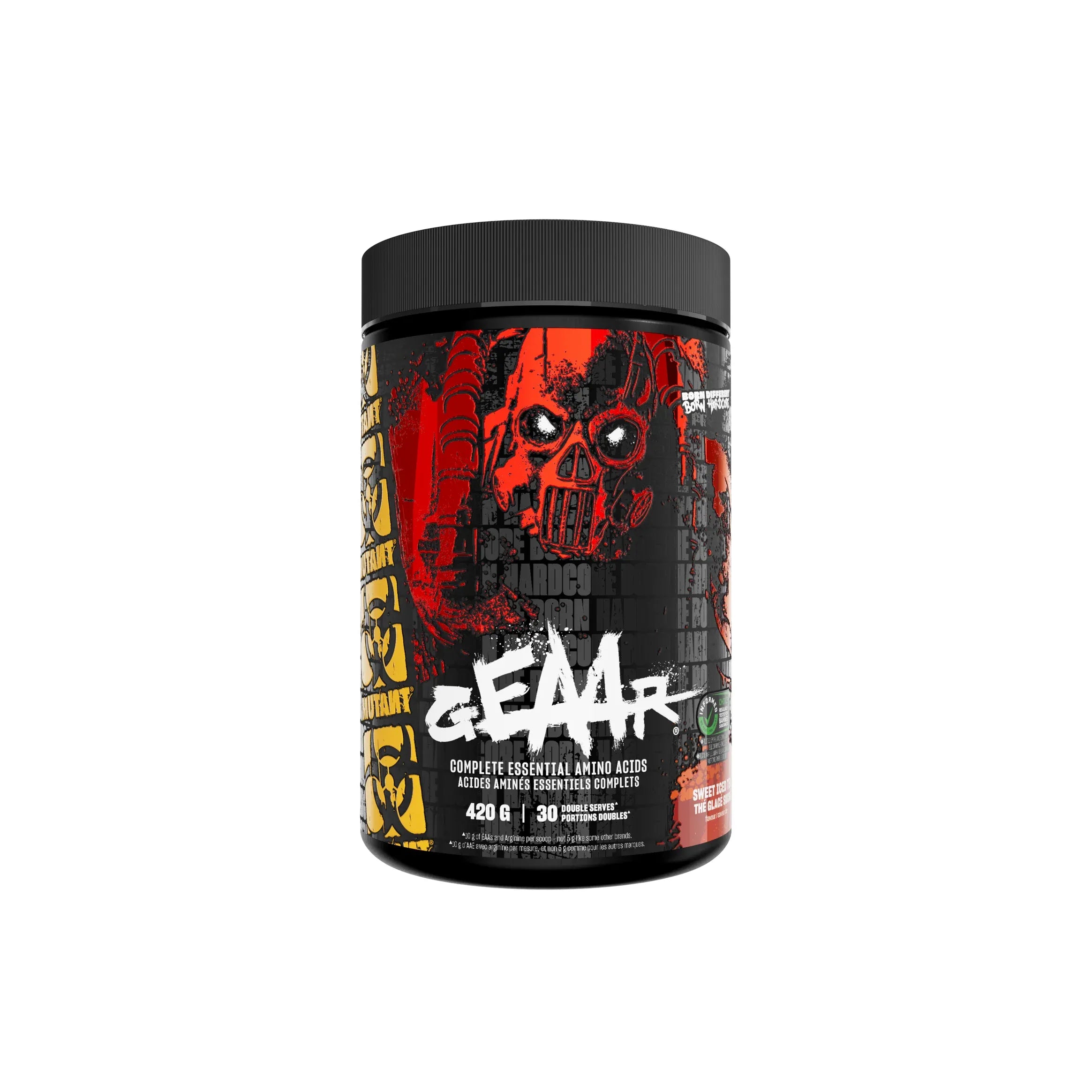 MUTANT GEAAR EAAs Complete Essential Amino Acids — Sweet Iced Tea tub front