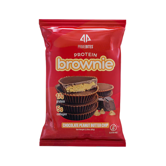 AP Prime Bites Protein Brownie (1 brownie) of-ap-primebites-protein-brownie-1-brownie Protein Snacks Chocolate Peanut Butter Alpha Prime