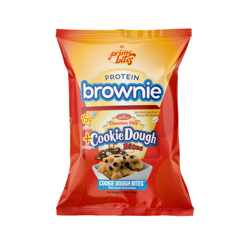 AP Prime Bites Protein Brownie (1 brownie) Protein Snacks Cookie Dough Bites Alpha Prime