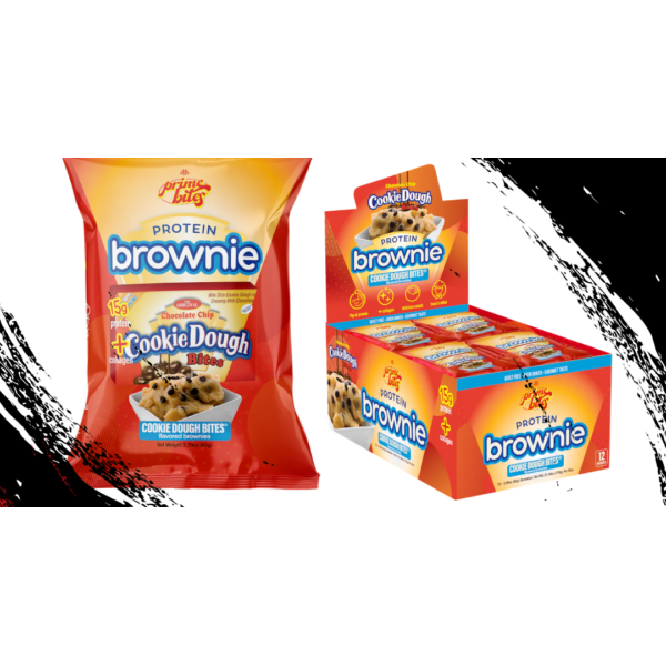 AP Prime Bites Protein Brownie (1 box of 12) Protein Snacks Cookie Dough Bites Alpha Prime