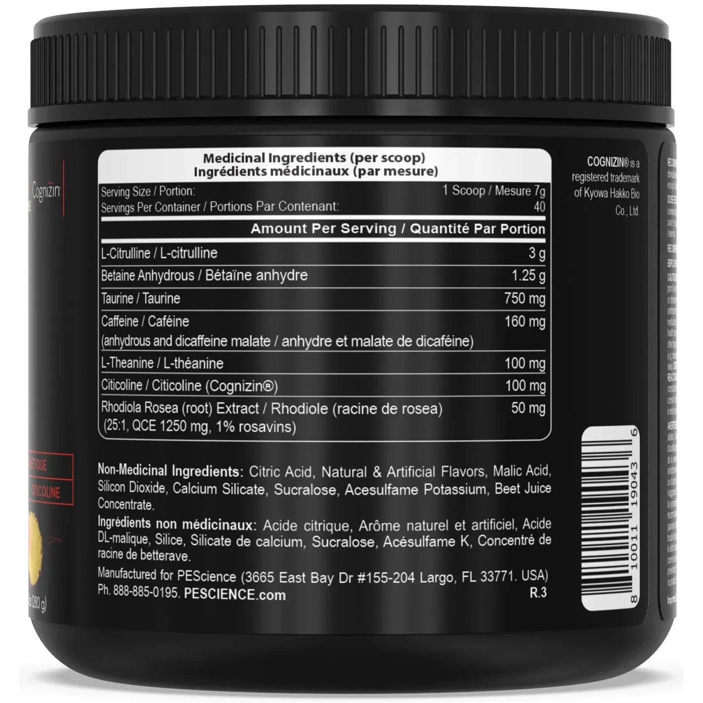 PEScience Prolific Pre-Workout (40 servings) — image 7
