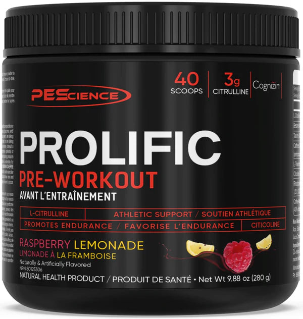 PEScience Prolific Pre-Workout (40 servings)