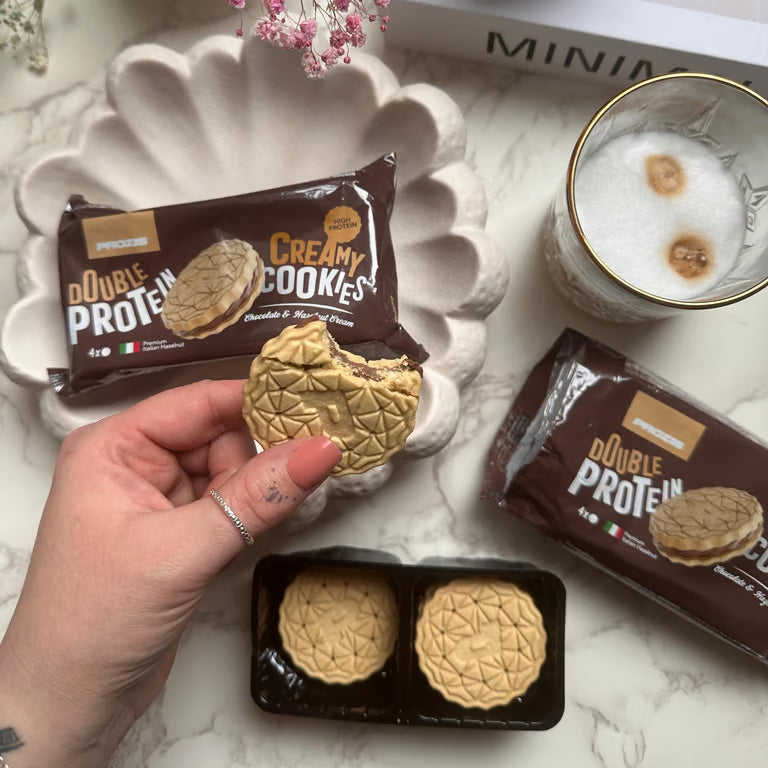 Prozis Double Creamy Protein Cookies (1 pack of 4)