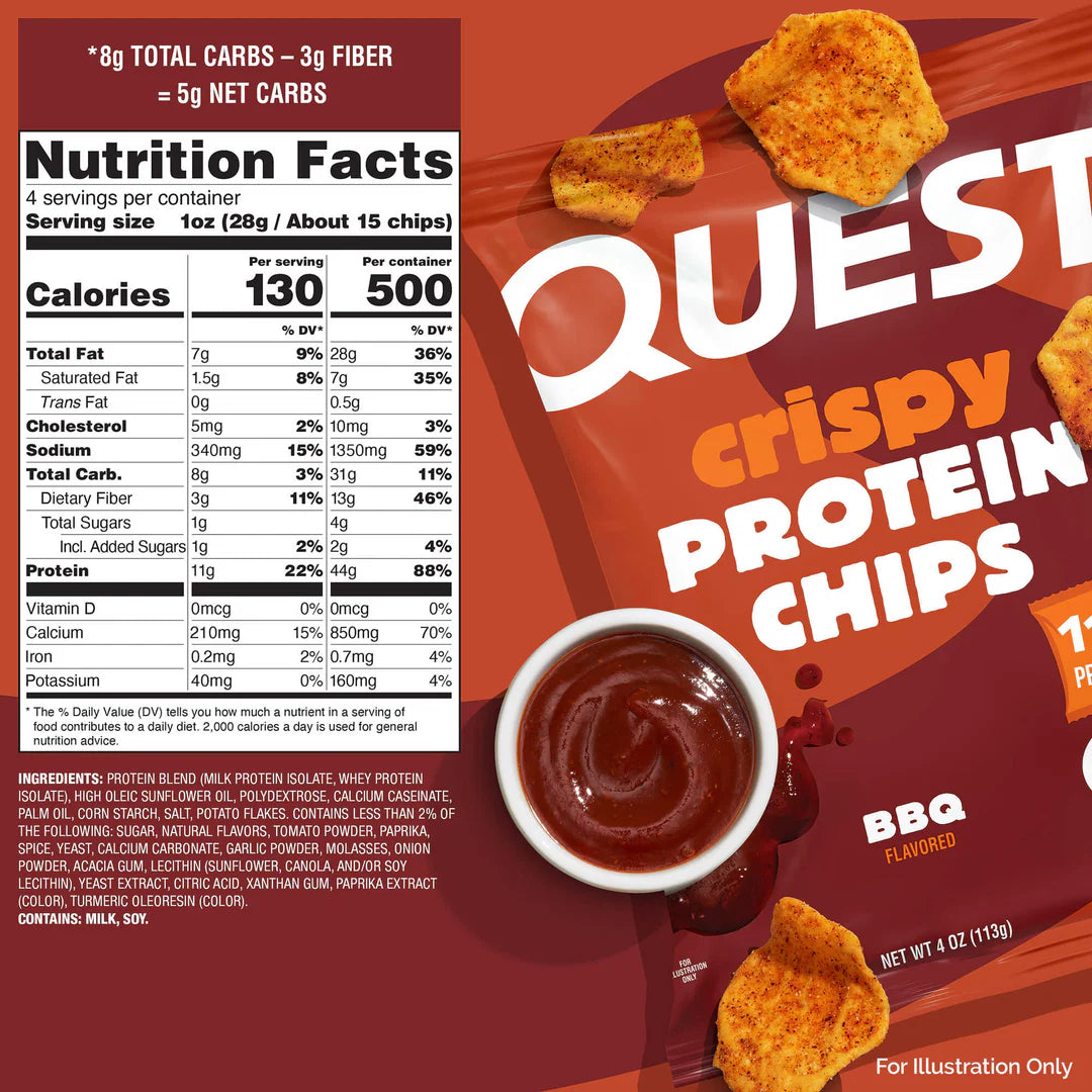 NEW Quest Crispy Protein Chips (1 bag of 4 servings) — image 10
