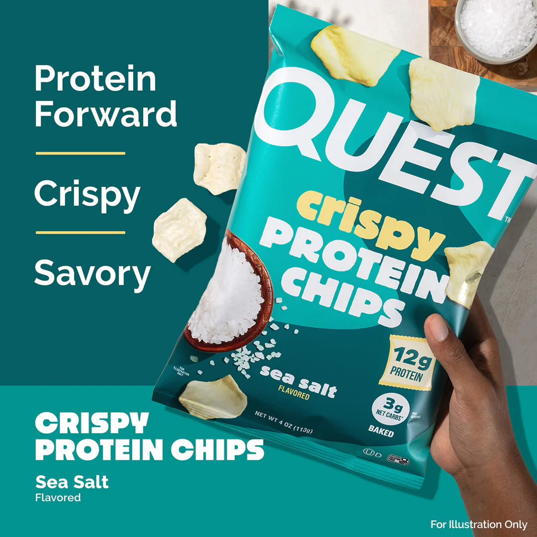 NEW Quest Crispy Protein Chips (1 bag of 4 servings) — image 3