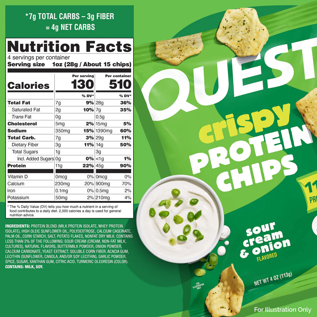 NEW Quest Crispy Protein Chips (1 bag of 4 servings) — image 6