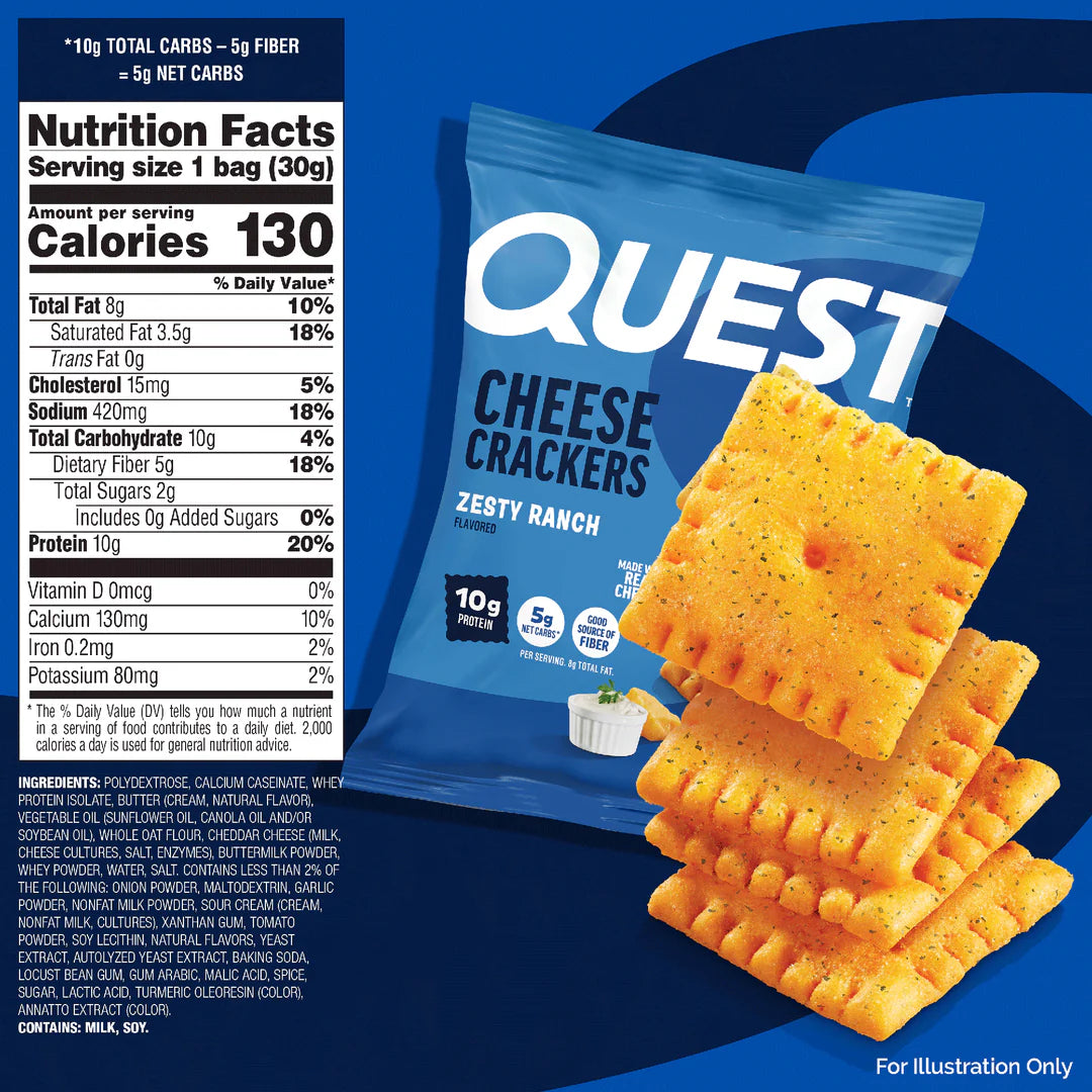 Quest Nutrition Cheese Crackers (1 bag)