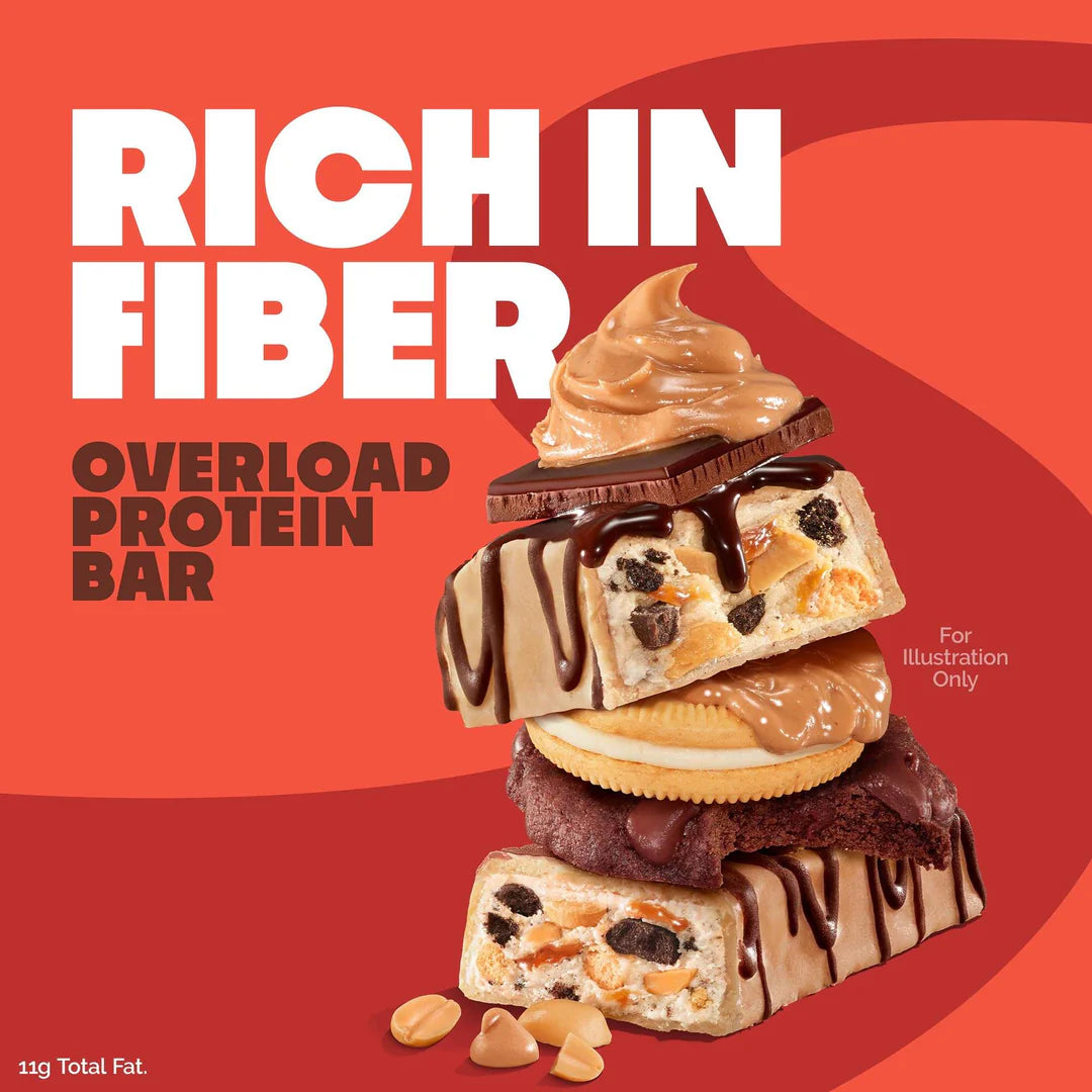 Quest Nutrition Overload Protein Bar (1 BOX of 12) — Nutty By Nature front