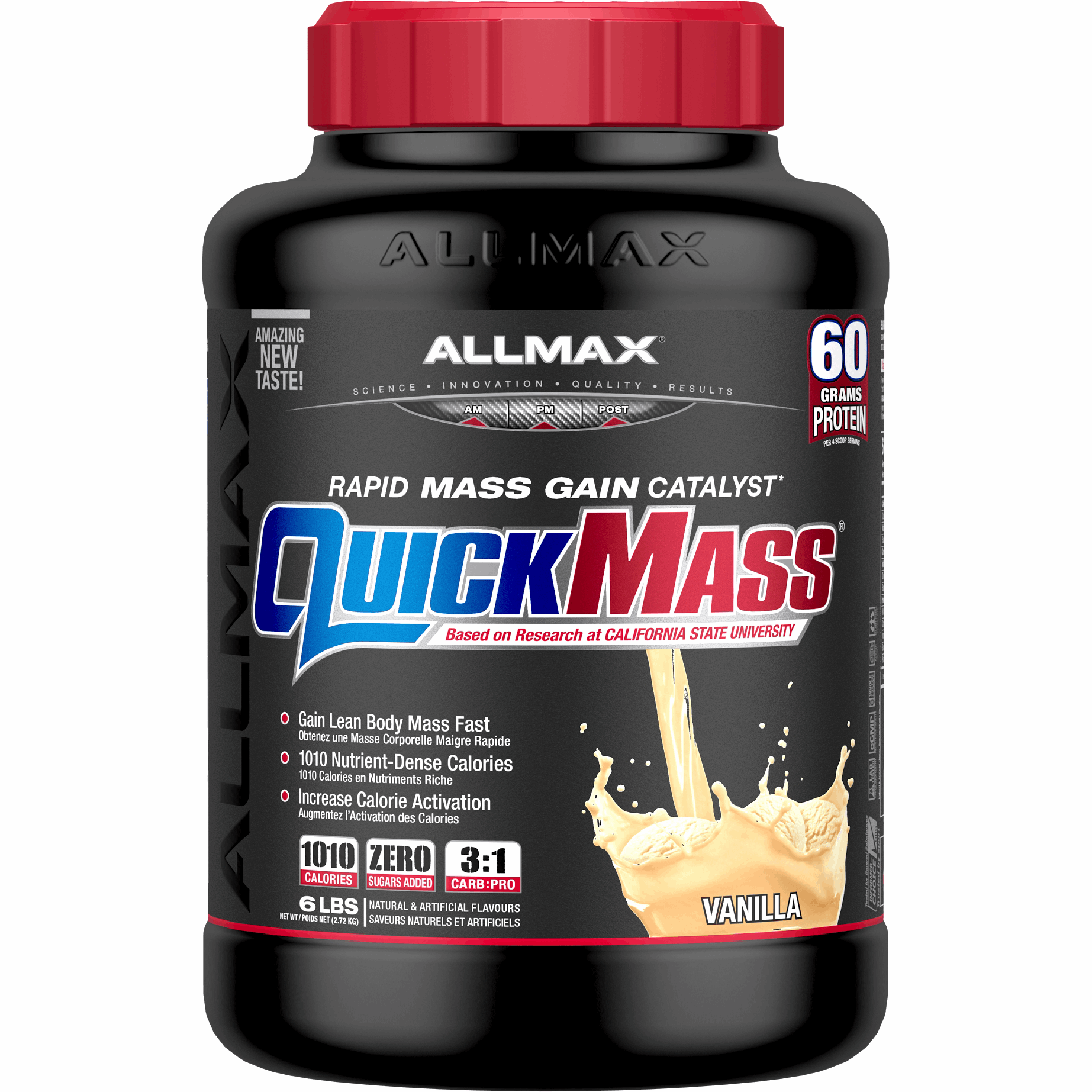 ALLMAX Quickmass (6 LBS) Mass Gainers Vanilla Allmax Nutrition