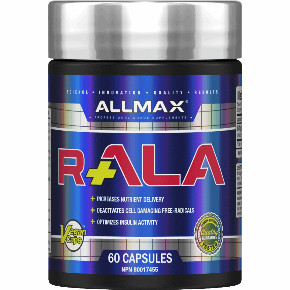 Allmax R-ALA 60 capsules Allmax Nutrition Top Nutrition Canada