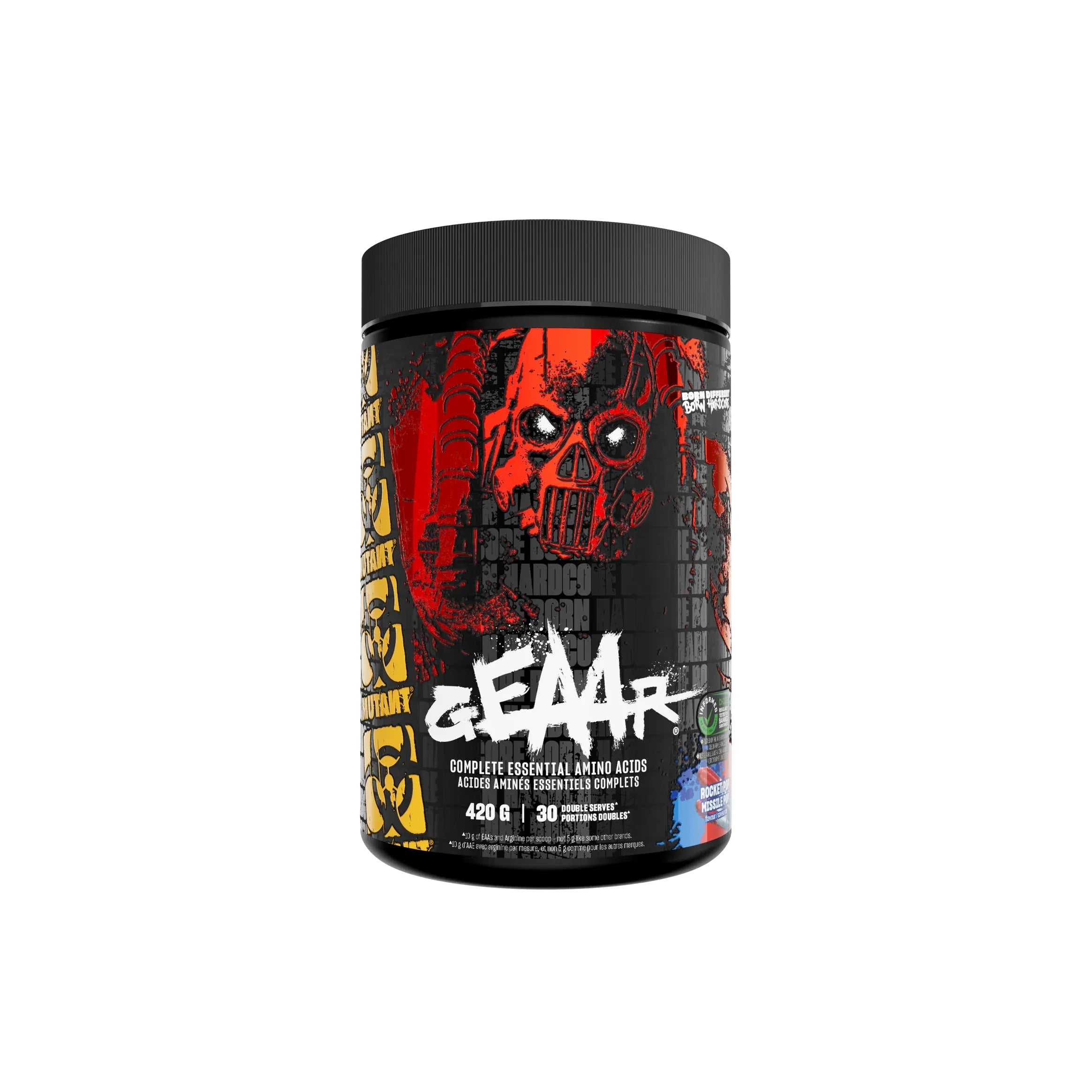 MUTANT GEAAR EAAs Complete Essential Amino Acids (30 servings) — Rocket Pop tub