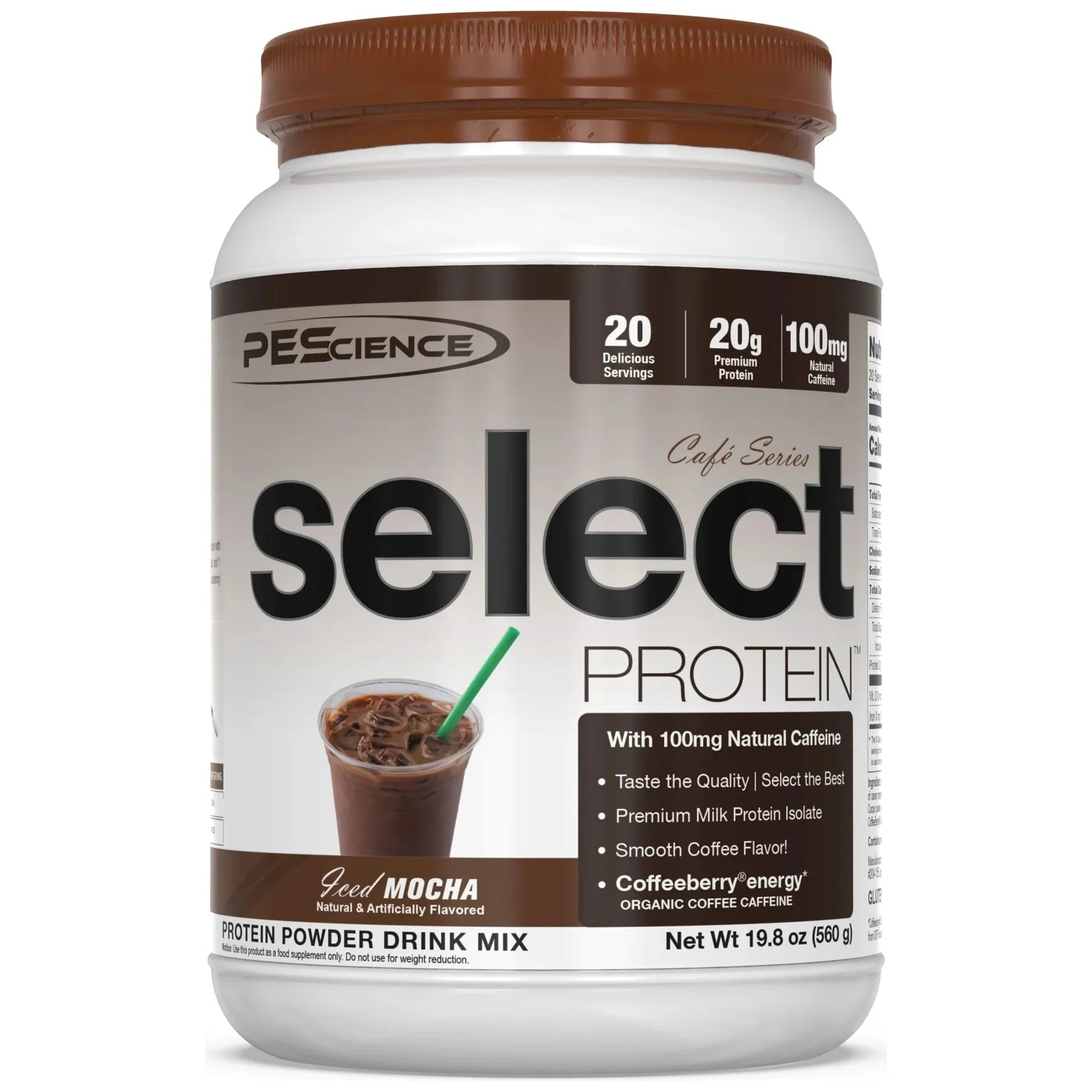 Pescience Select Café Protein (20 servings) Whey Protein Blend Vanilla Sweet Cream,Iced Mocha,Caramel Macchiato PEScience