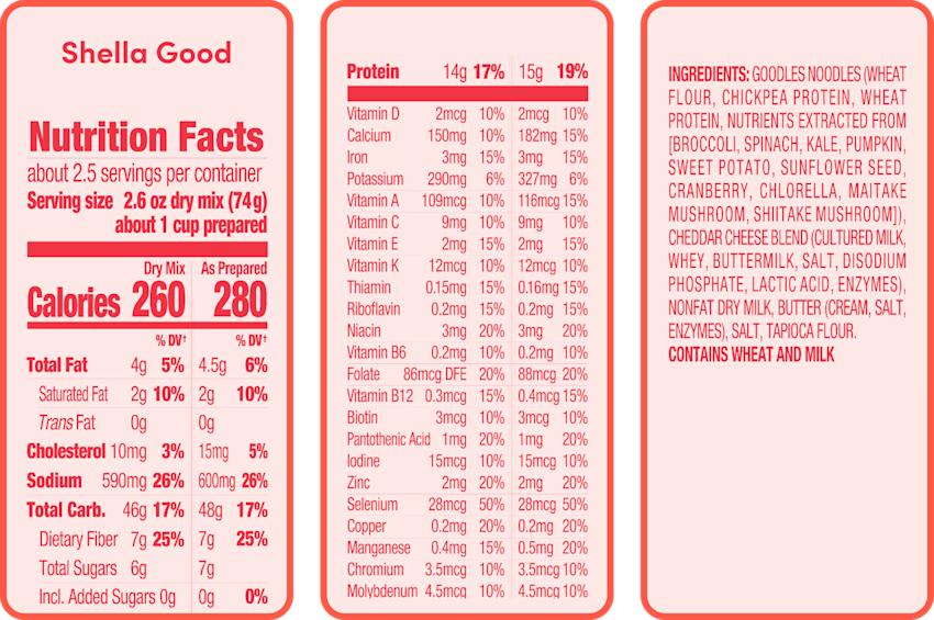 Goodles Protein Mac N' Cheese (1 box)
