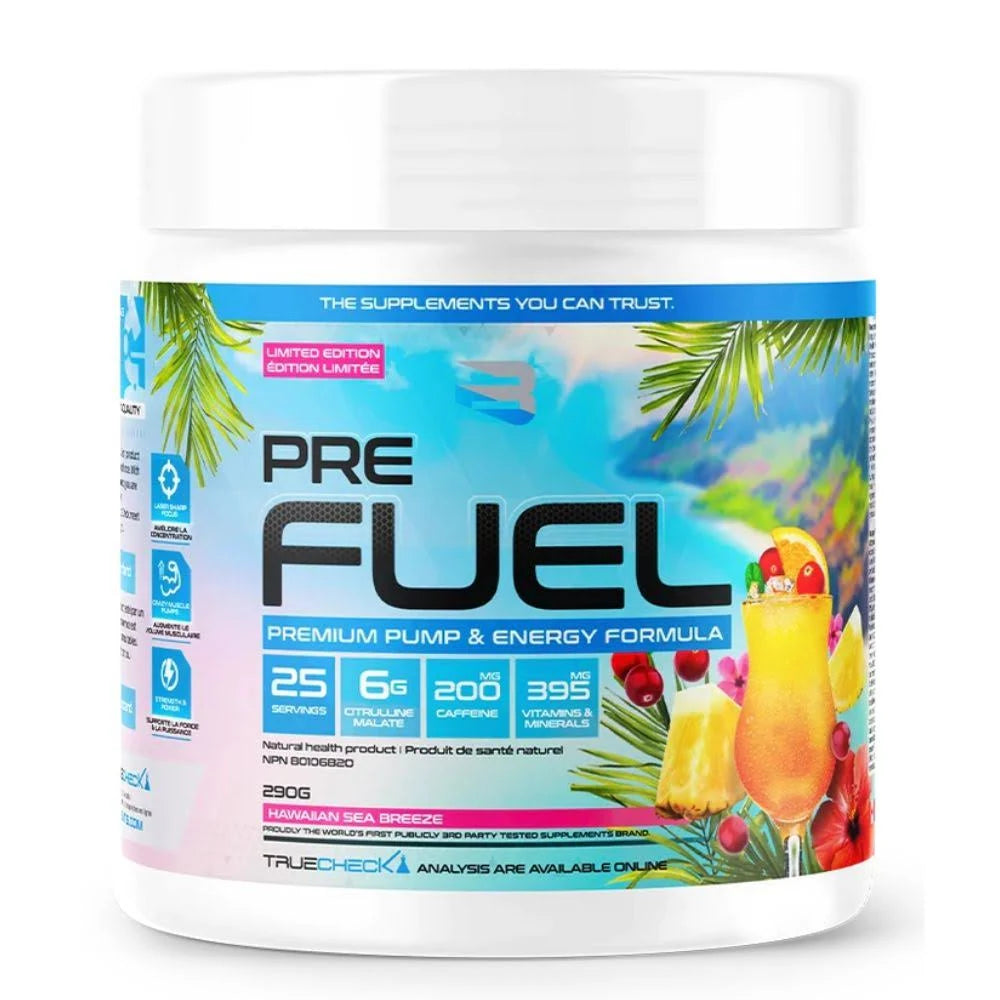 Believe Supplements Pre Fuel PRE WORKOUT (25 servings) Pre-workout Hawaiian Sea Breeze Believe Supplements believe-supplements-pre-fuel-25-servings
