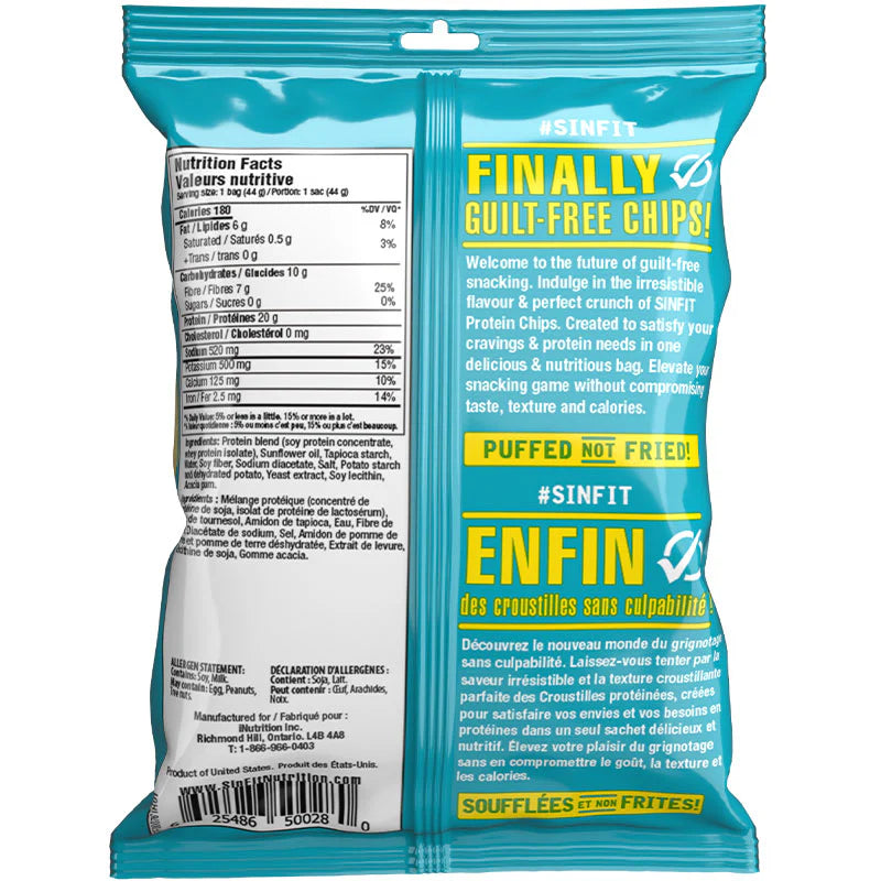 Sinfit Nutrition GF Protein Chips (1 bag)