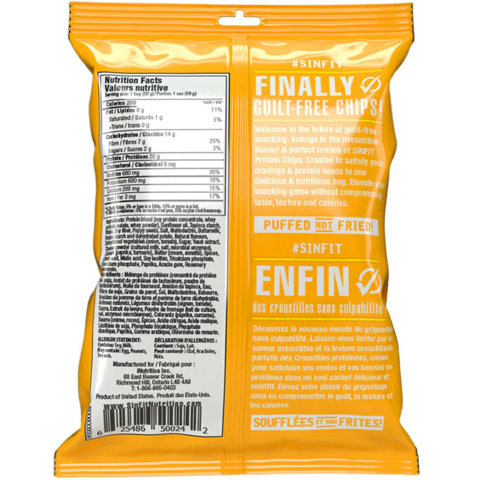 Sinfit Nutrition GF Protein Chips (1 bag)