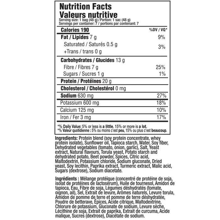 Sinfit Nutrition Protein Chips 1 bag Sinfit Nutrition Top Nutrition Canada
