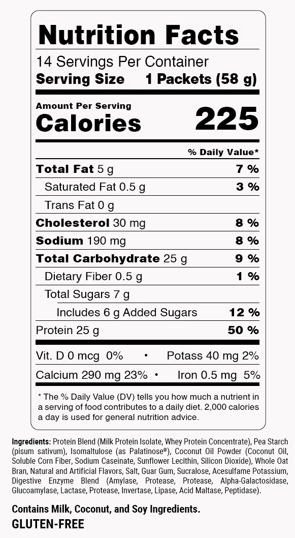 PEScience Smart Mass Clean Weight Gainer Sachets (14 sachets × 58g / 1.79 lbs)