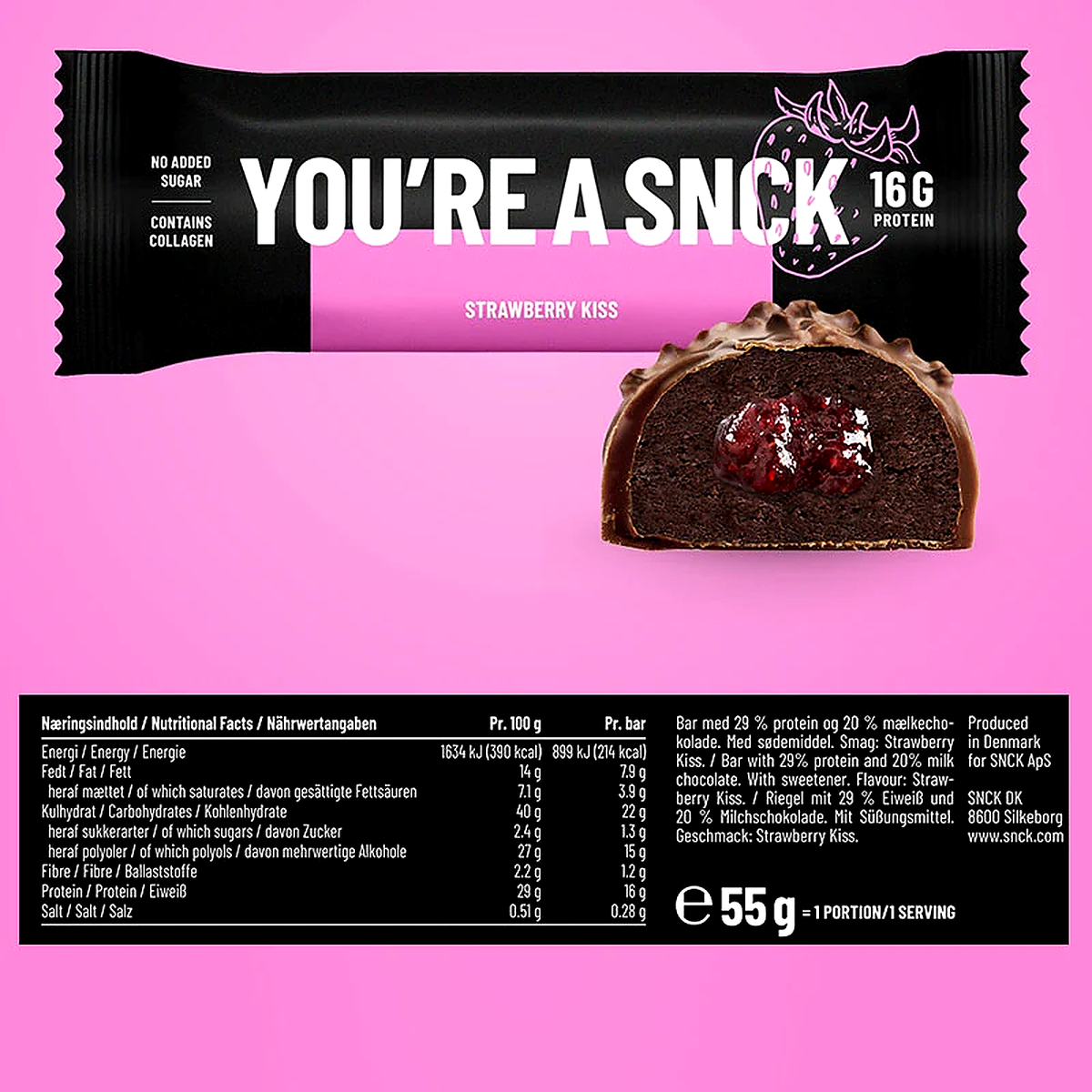 SNCK GF KETO Protein Bar (1 box of 12 bars)