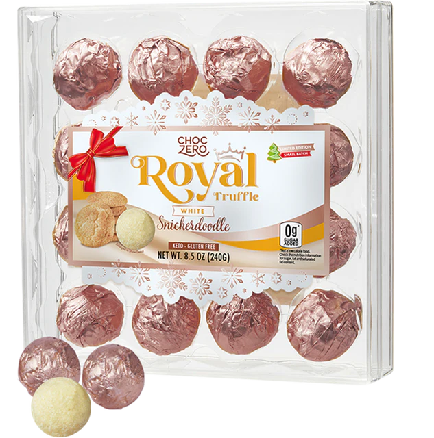 ChocZero Snickerdoodle White Chocolate Royal Truffle (16 pieces)