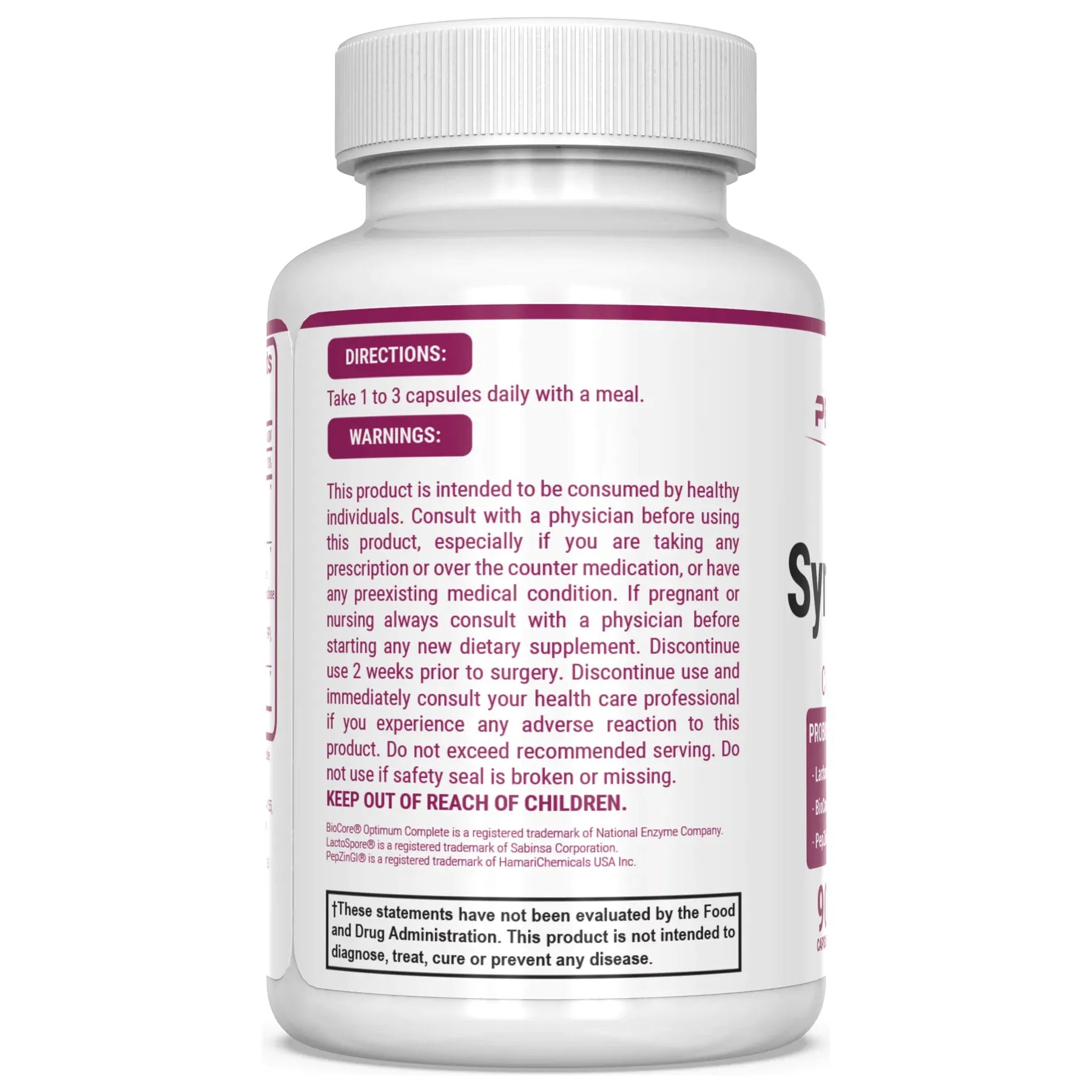 Pescience Symbiont-GI Digestive Enzymes + Probiotics 90 capsules BEST BY JUNE 2024 Pescience Top Nutrition Canada