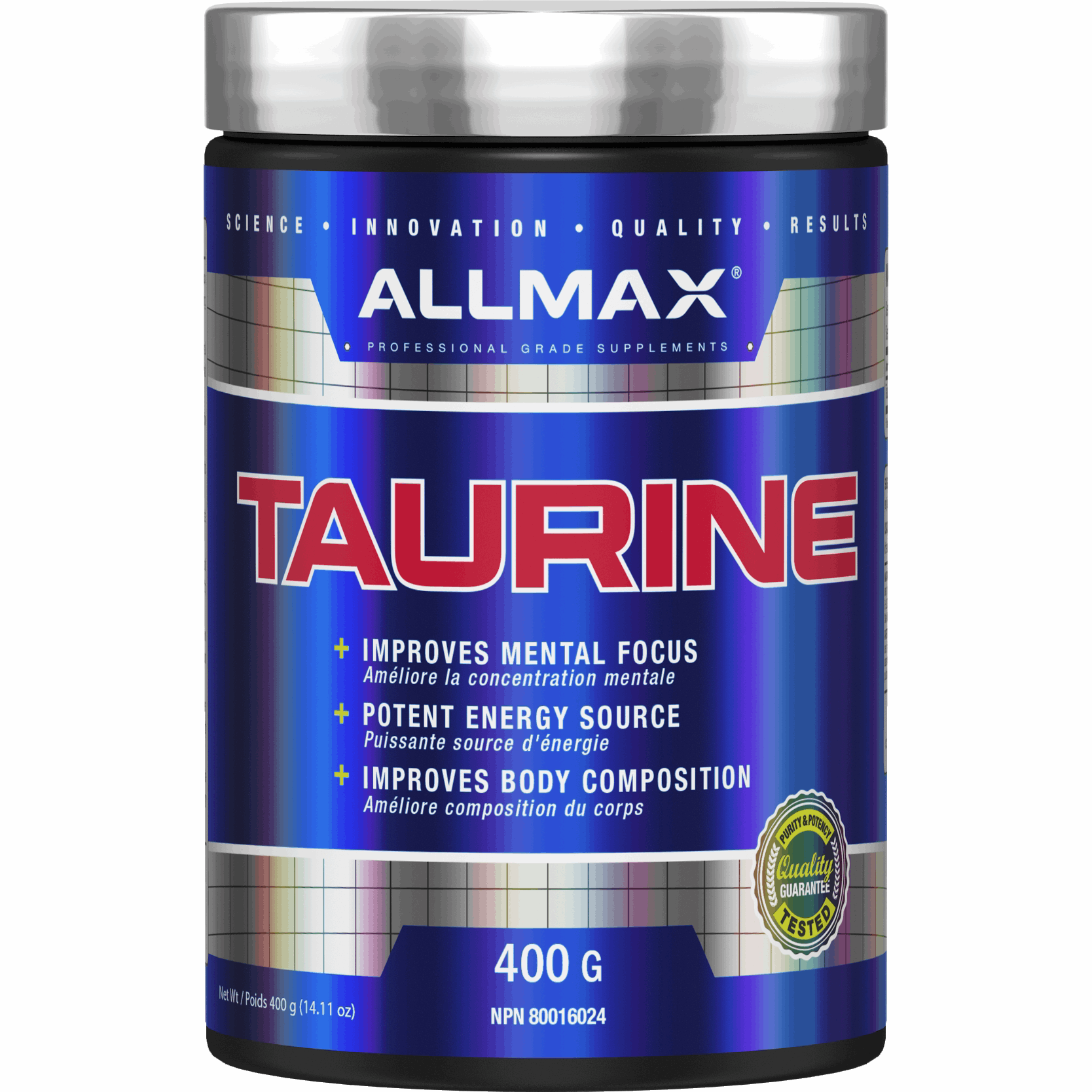 ALLMAX Taurine 400g Allmax Nutrition Top Nutrition Canada