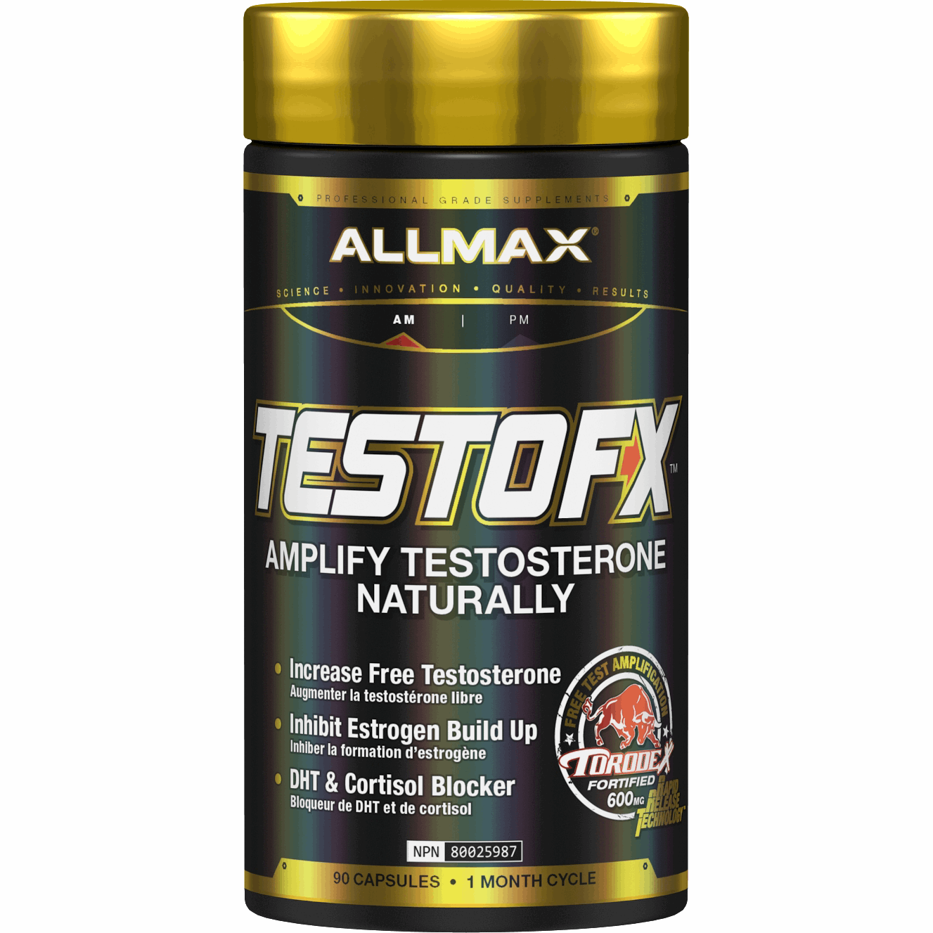ALLMAX TestoFx - Testosterone Booster 90 capsules Allmax Nutrition Top Nutrition Canada