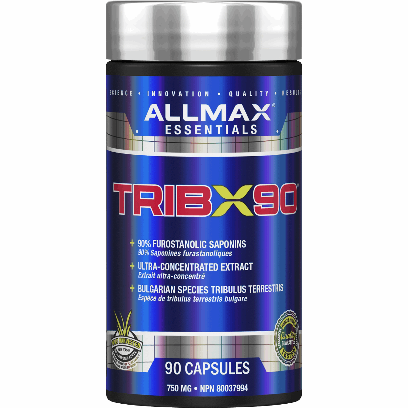 ALLMAX TRIBX90 - Tribulus 90 capsules Allmax Nutrition Top Nutrition Canada